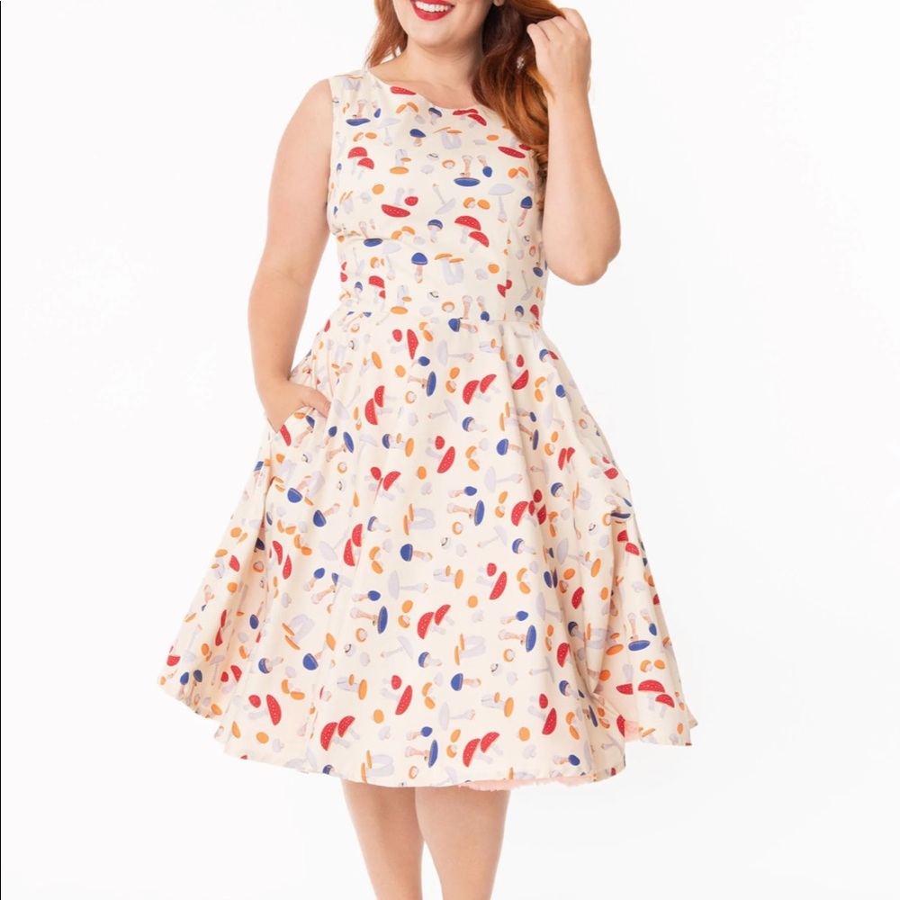 Unique Vintage Mushroom Dress by Magnolia Park